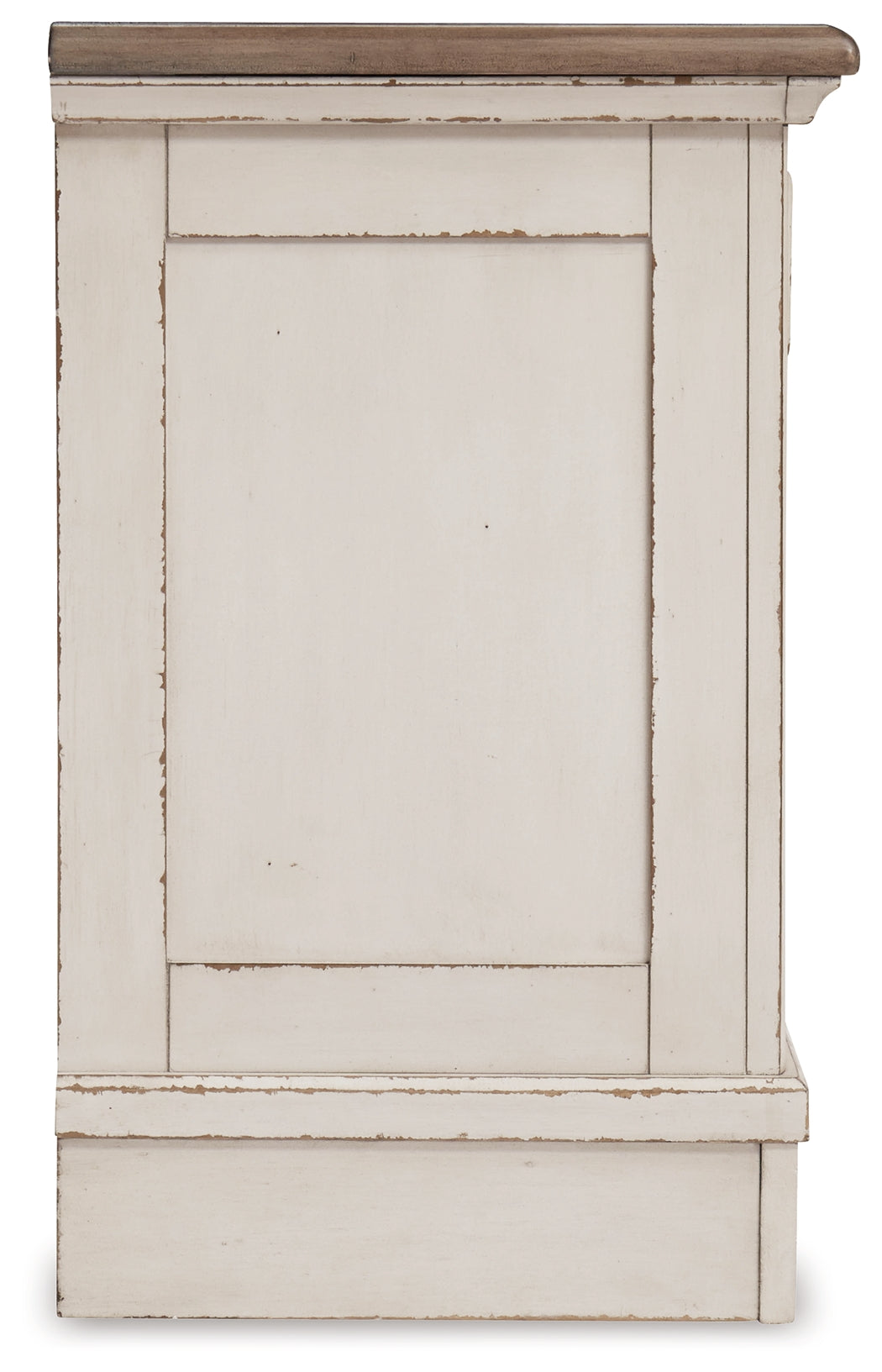 Realyn Chipped White Upholstered Storage Platform Bedroom Set with Footboard Bench by Ashley at Eve Furniture