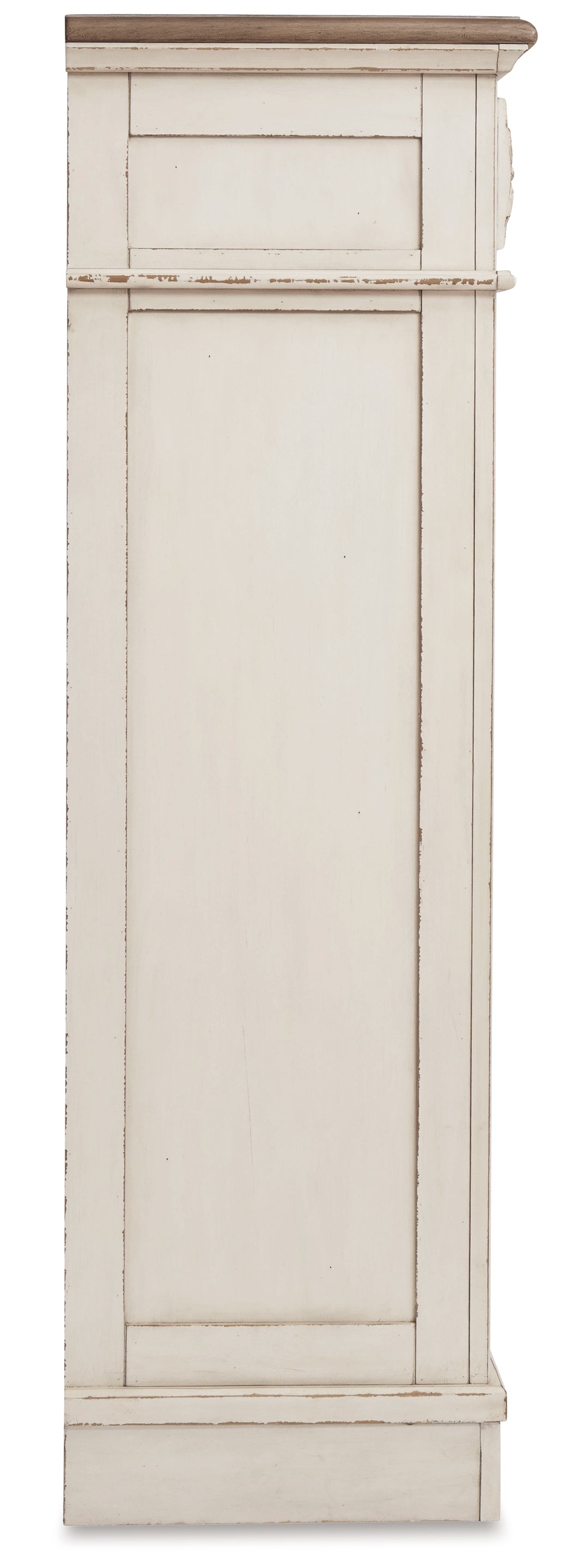 Realyn Chipped White Upholstered Storage Platform Bedroom Set with Footboard Bench by Ashley at Eve Furniture