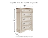Realyn Chipped White Upholstered Storage Platform Bedroom Set with Footboard Bench by Ashley at Eve Furniture