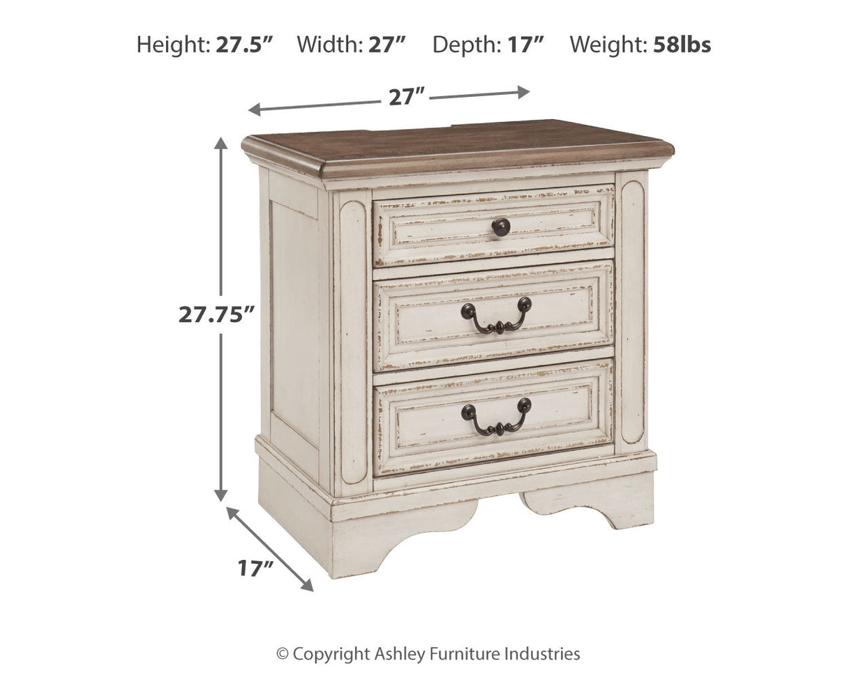 Realyn Chipped White Upholstered Storage Platform Bedroom Set with Footboard Bench by Ashley at Eve Furniture
