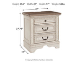 Realyn Chipped White Upholstered Storage Platform Bedroom Set with Footboard Bench by Ashley at Eve Furniture