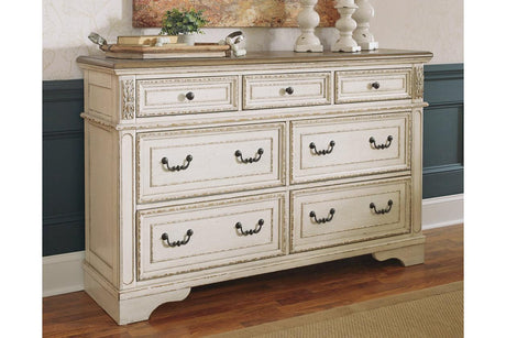Realyn Two-tone Dresser by Ashley at Eve Furniture