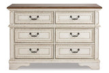 Realyn Two-tone Dresser by Ashley at Eve Furniture