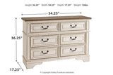 Realyn Two-tone Dresser by Ashley at Eve Furniture