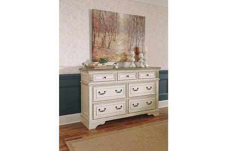Realyn Two-tone Dresser by Ashley at Eve Furniture