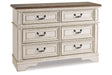 Realyn Two-tone Dresser by Ashley at Eve Furniture