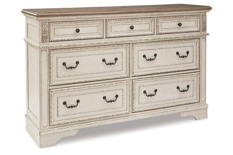 Realyn Two-tone Dresser by Ashley at Eve Furniture