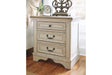 Realyn Two-tone Nightstand by Ashley at Eve Furniture