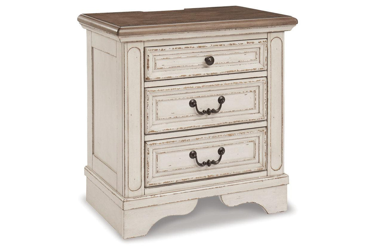 Realyn Two-tone Nightstand by Ashley at Eve Furniture