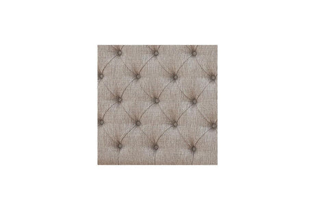 Realyn Chipped White Queen Upholstered Panel Bed by Ashley at Eve Furniture