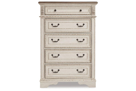 Realyn Two-tone Chest of Drawers by Ashley at Eve Furniture