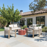 Rebel Beige Outdoor Accent Chair by Zuomod at Eve Furniture