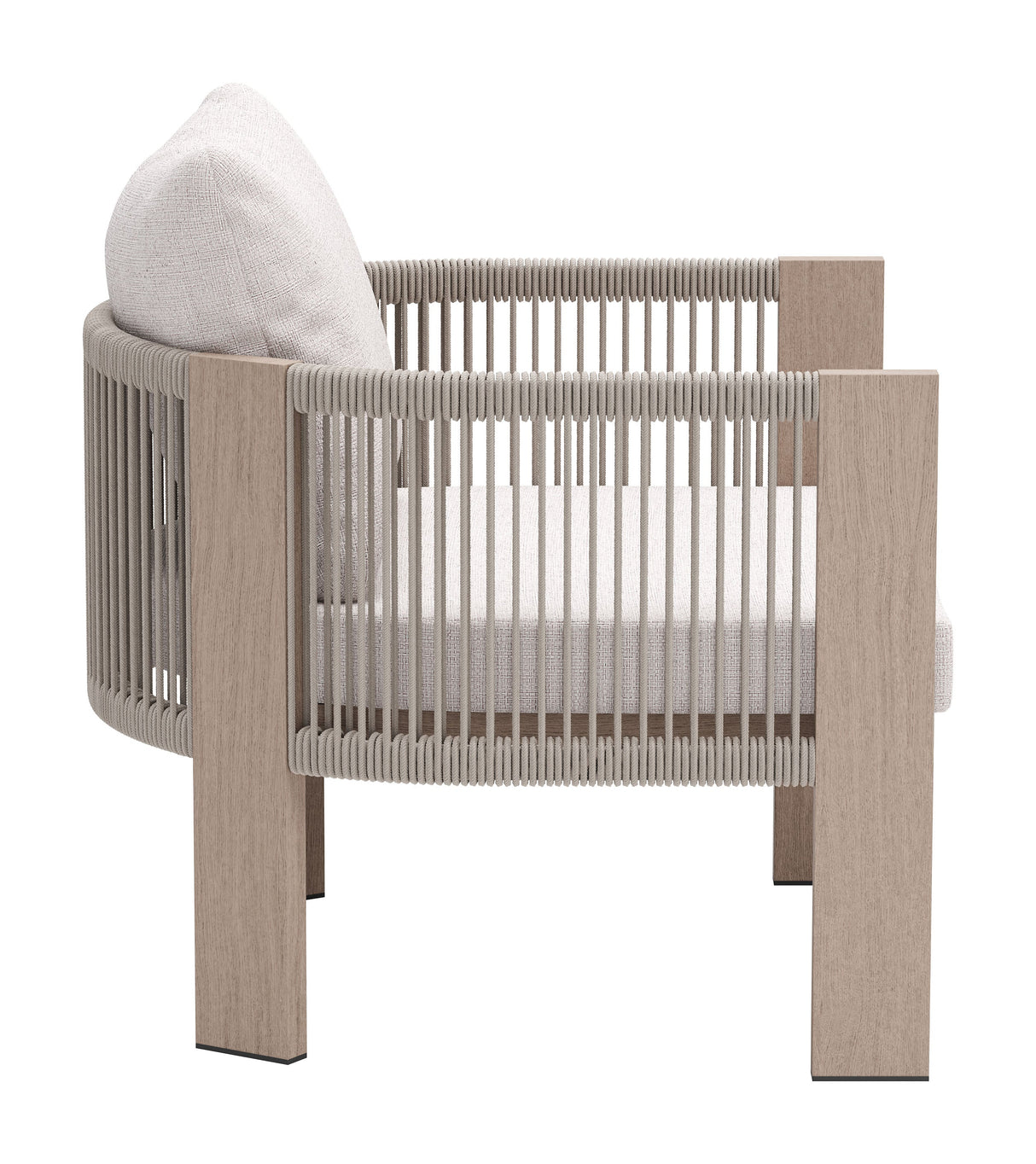 Rebel Beige Outdoor Accent Chair by Zuomod at Eve Furniture