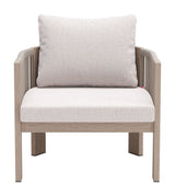 Rebel Beige Outdoor Accent Chair by Zuomod at Eve Furniture
