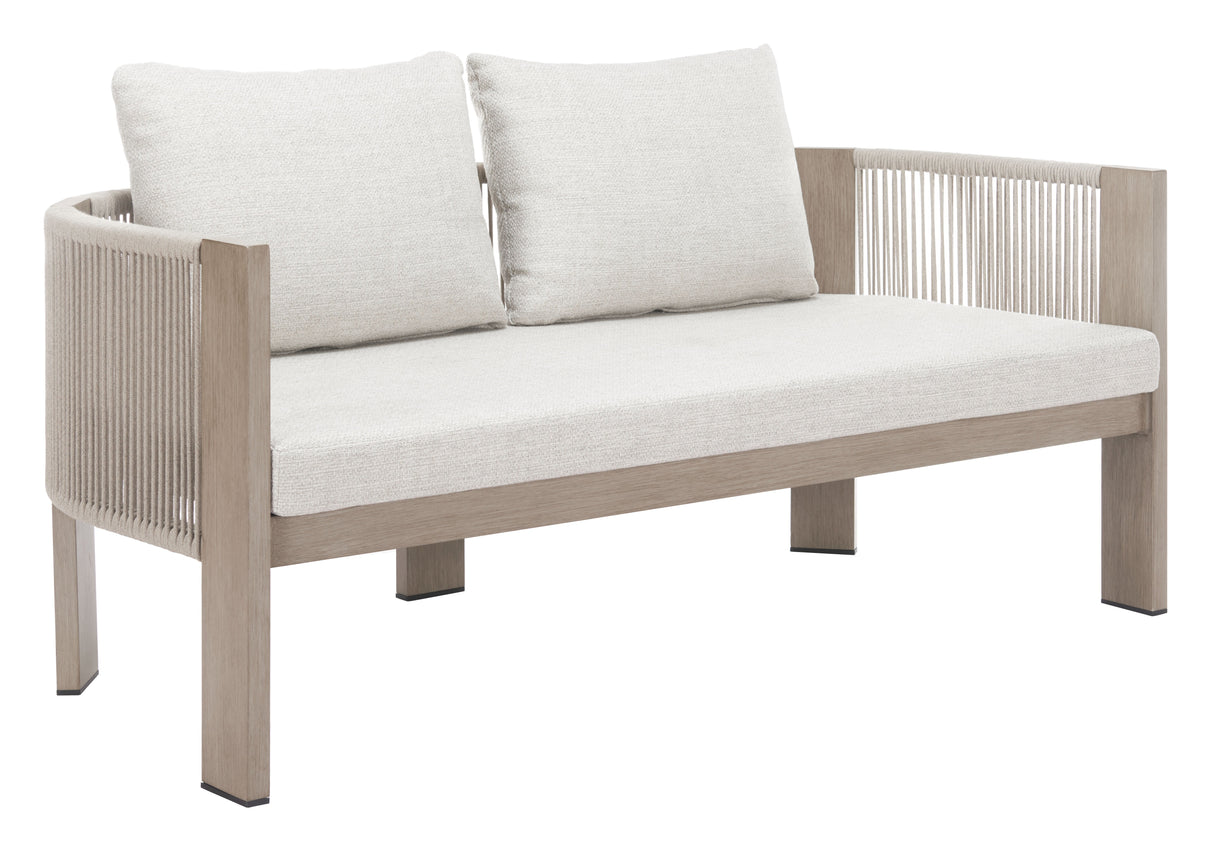 Rebel Beige Outdoor Sofa by Zuomod at Eve Furniture