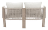 Rebel Beige Outdoor Sofa by Zuomod at Eve Furniture