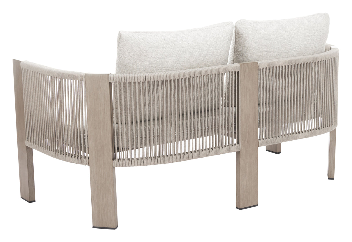 Rebel Beige Outdoor Sofa by Zuomod at Eve Furniture