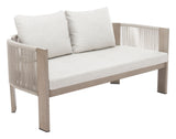 Rebel Beige Outdoor Sofa by Zuomod at Eve Furniture