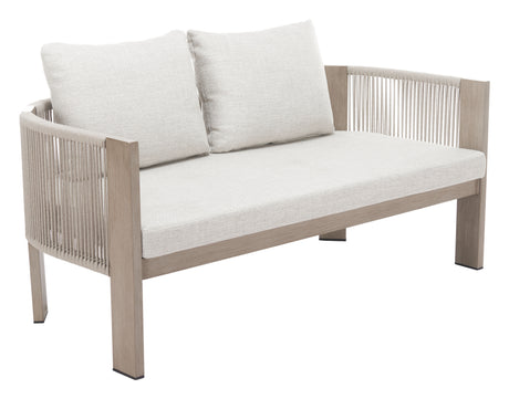 Rebel Beige Outdoor Sofa by Zuomod at Eve Furniture