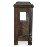 Reclaimed Door Console Table with Bottom Shelf by Home Trends & Design at Eve Furniture