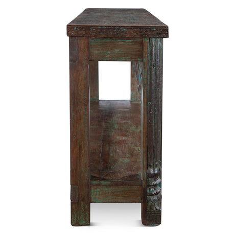 Reclaimed Door Console Table with Bottom Shelf by Home Trends & Design at Eve Furniture