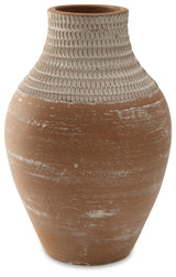 Reclove Distressed White Vase