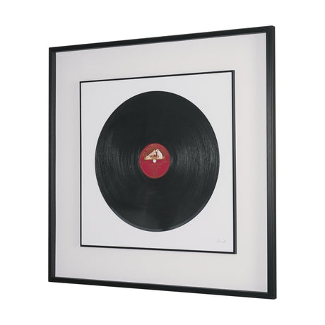 Record by Deborah Revell Hand Embelished Framed Art Print Matted under Glass by Mercana at Eve Furniture