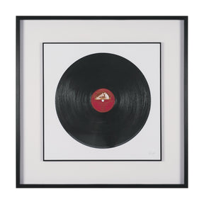 Record by Deborah Revell Hand Embelished Framed Art Print Matted under Glass by Mercana at Eve Furniture