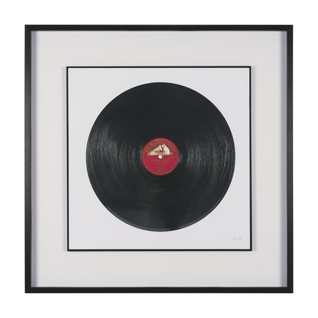 Record by Deborah Revell Hand Embelished Framed Art Print Matted under Glass by Mercana at Eve Furniture