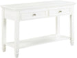 Rectangular Buttermilk 2-Drawer Sofa Table by Coaster at Eve Furniture