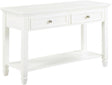 Rectangular Buttermilk 2-Drawer Sofa Table by Coaster at Eve Furniture