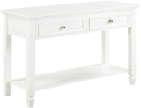Rectangular Buttermilk 2-Drawer Sofa Table by Coaster at Eve Furniture