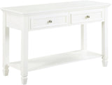 Rectangular Buttermilk 2-Drawer Sofa Table by Coaster at Eve Furniture