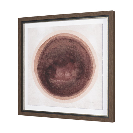 Red Eclipse by Mercana Studio Hand Embellished Framed Print under Glass by Mercana at Eve Furniture