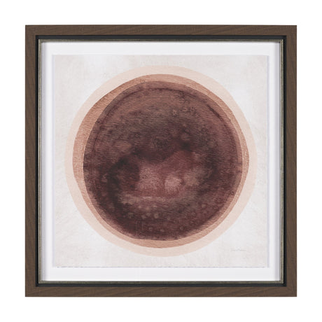 Red Eclipse by Mercana Studio Hand Embellished Framed Print under Glass by Mercana at Eve Furniture