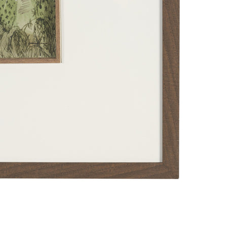 Red Rock Country I by Mercana Studio Hand-Embellished Framed Artwork Matted under Glass by Mercana at Eve Furniture