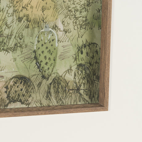Red Rock Country I by Mercana Studio Hand-Embellished Framed Artwork Matted under Glass by Mercana at Eve Furniture