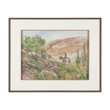 Red Rock Country I by Mercana Studio Hand-Embellished Framed Artwork Matted under Glass by Mercana at Eve Furniture