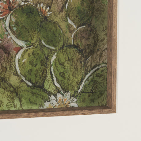 Red Rock Country II by Mercana Studio Hand-Embellished Framed Artwork Matted under Glass by Mercana at Eve Furniture