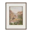 Red Rock Country II by Mercana Studio Hand-Embellished Framed Artwork Matted under Glass by Mercana at Eve Furniture