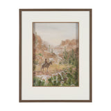 Red Rock Country II by Mercana Studio Hand-Embellished Framed Artwork Matted under Glass by Mercana at Eve Furniture