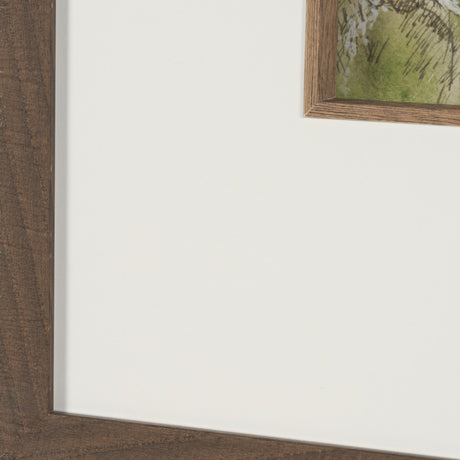 Red Rock Country III by Mercana Studio Hand-Embellished Framed Artwork Matted under Glass by Mercana at Eve Furniture