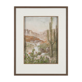 Red Rock Country III by Mercana Studio Hand-Embellished Framed Artwork Matted under Glass by Mercana at Eve Furniture
