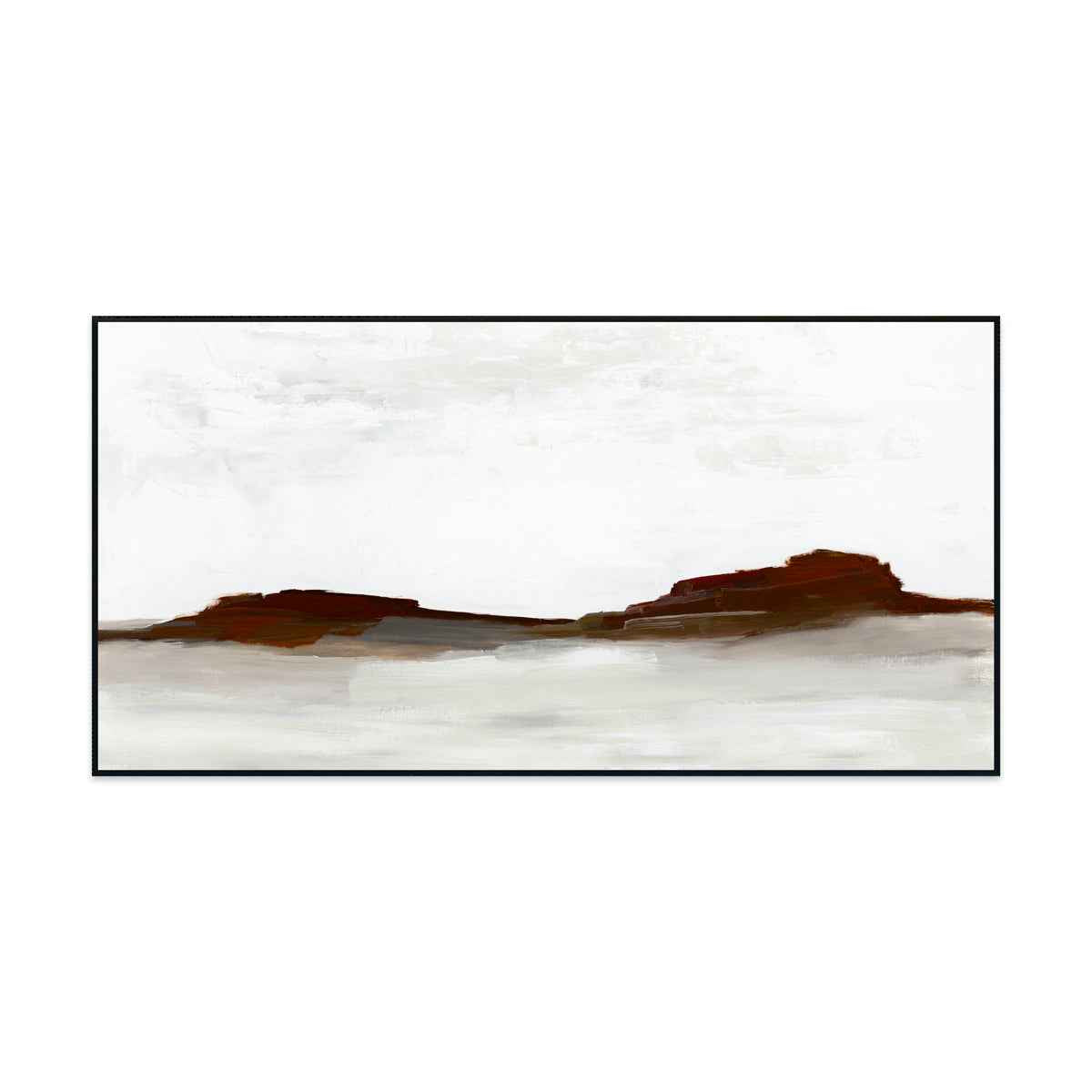 Red Rock Red/White Painting Art 72x36 by Buddy Whitlock by Classic Home at Eve Furniture
