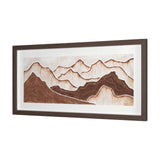 Red Rock View I by Studio M a handmade Original Framed 3D Textured Artwork under Glass by Mercana at Eve Furniture