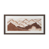 Red Rock View I by Studio M a handmade Original Framed 3D Textured Artwork under Glass by Mercana at Eve Furniture