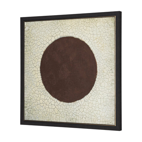 Red Sun by Mercana Studio a Hand Embellished Textured Framed Canvas by Mercana at Eve Furniture