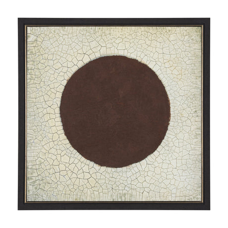 Red Sun by Mercana Studio a Hand Embellished Textured Framed Canvas by Mercana at Eve Furniture