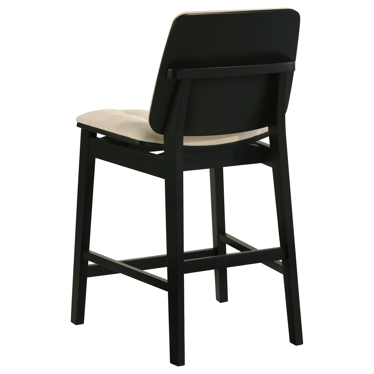 Redbridge Cream/Black Velvet Upholstered Counter Chair (Set of 2) by Coaster at Eve Furniture