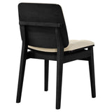 Redbridge Cream/Black Velvet Upholstered Side Chair (Set of 2) by Coaster at Eve Furniture